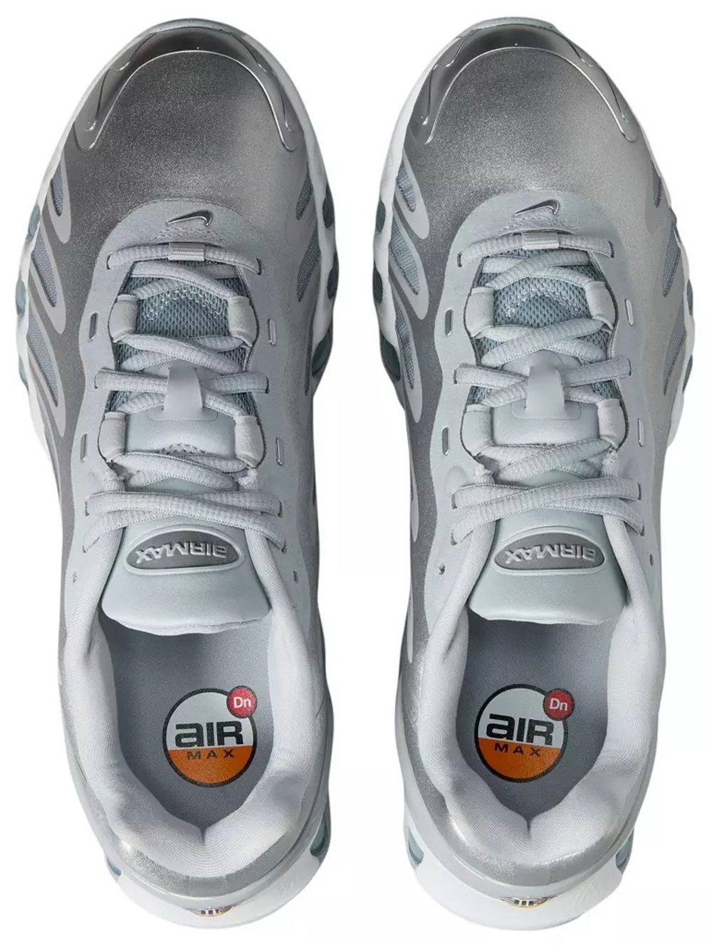Nike Women's Air Max Dn8 Silver Metallic Light Gray Athletic Sneakers - Picture 6 of 6
